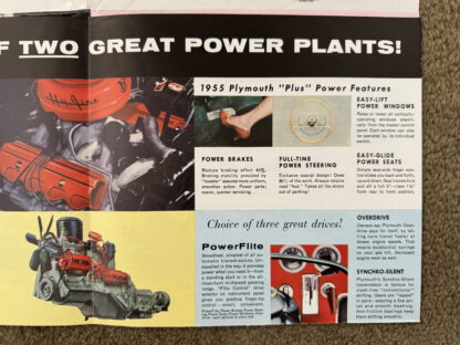 1955 Plymouth Range Brochure Plaza, Belvedere, Savoy - Image 8