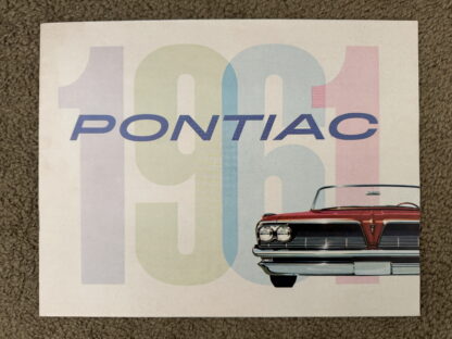 1961 Pontiac Range Brochure Bonneville, Star Chief, Catalina, Ventura
