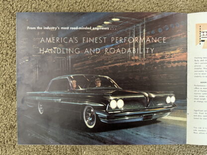 1961 Pontiac Range Brochure Bonneville, Star Chief, Catalina, Ventura - Image 10