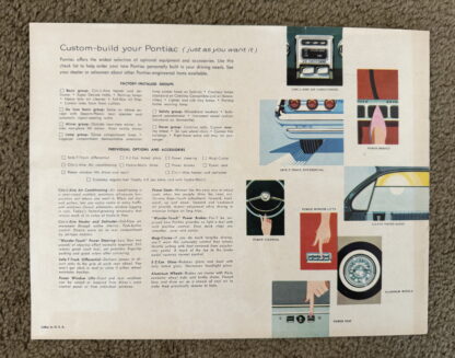 1961 Pontiac Range Brochure Bonneville, Star Chief, Catalina, Ventura - Image 12