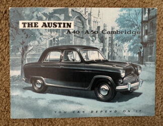 1954 Austin A40, A50 Cambridge Brochure