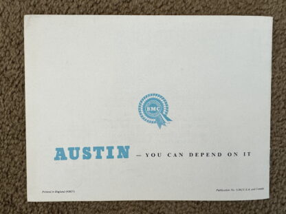 1954 Austin A40, A50 Cambridge Brochure - Image 17
