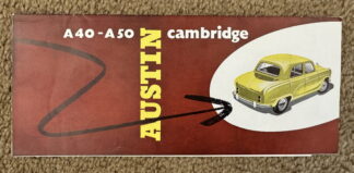1954 Austin A40, A50 Cambridge Brochure