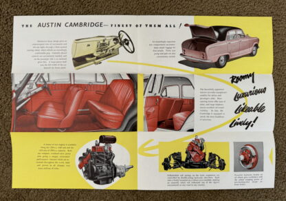 1954 Austin A40, A50 Cambridge Brochure - Image 4