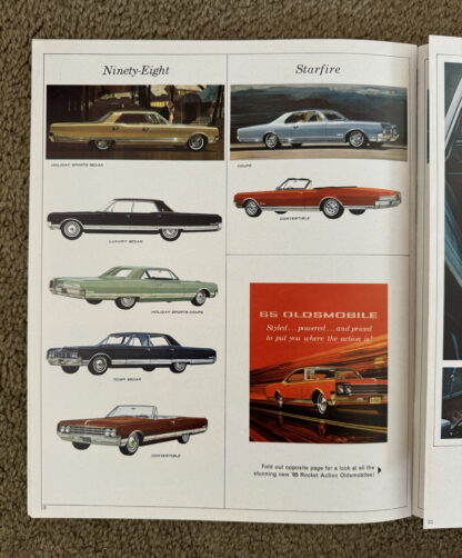 1965 Oldsmobile Sports Range Brochure 98, 88, Starfire, Jetstar, F-85 - Image 10