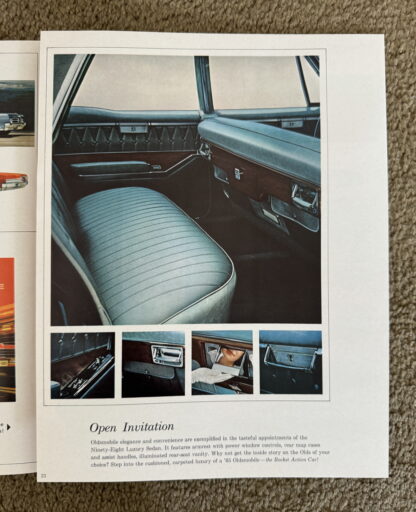 1965 Oldsmobile Sports Range Brochure 98, 88, Starfire, Jetstar, F-85 - Image 11
