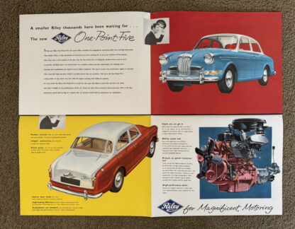 1957 Riley One Point Five Brochure - Image 3