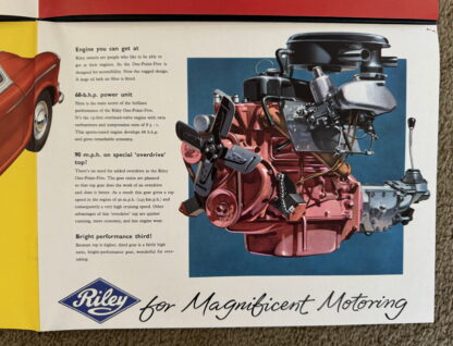 1957 Riley One Point Five Brochure - Image 4