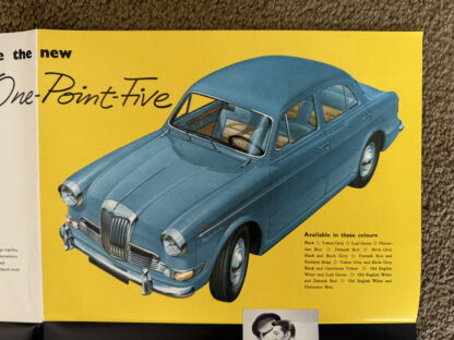 1957 Riley One Point Five Brochure - Image 8