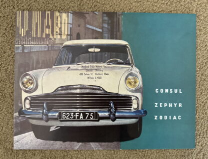 1958 Ford Zephyr, Zodiac, Consul Brochure