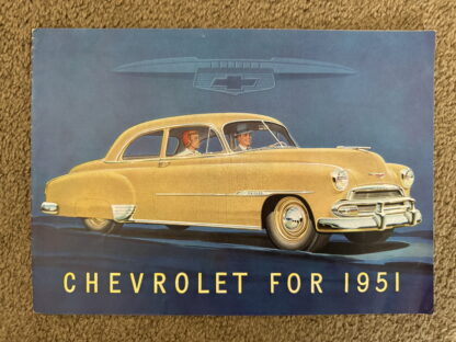 1951 Chevrolet Range Bel Air, Styleline, Fleetline Brochure