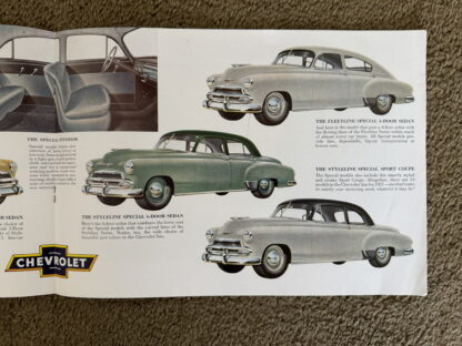 1951 Chevrolet Range Bel Air, Styleline, Fleetline Brochure - Image 9
