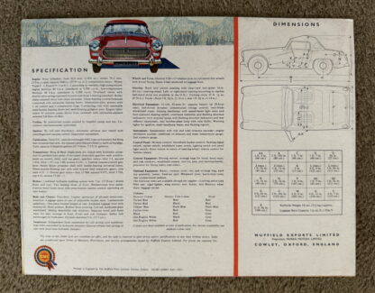 1961 MG Midget Brochure - Image 12