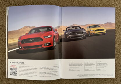 2015 Ford Mustang Brochure Ecoboost, V6, V8 - Image 6