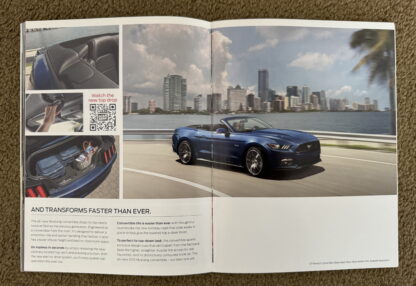 2015 Ford Mustang Brochure Ecoboost, V6, V8 - Image 11