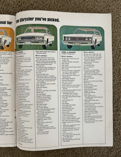 1966 Chrysler New Yorker, 300, Newport, Town and Country Range Brochure - Image 17
