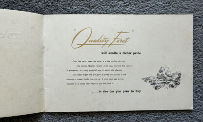 1952 Morris Minor, Oxford, Six, Traveller Brochure - Image 2