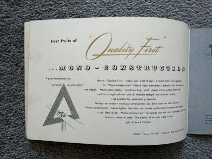1952 Morris Minor, Oxford, Six, Traveller Brochure - Image 5