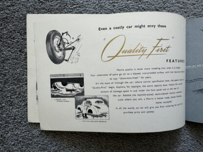1952 Morris Minor, Oxford, Six, Traveller Brochure - Image 11