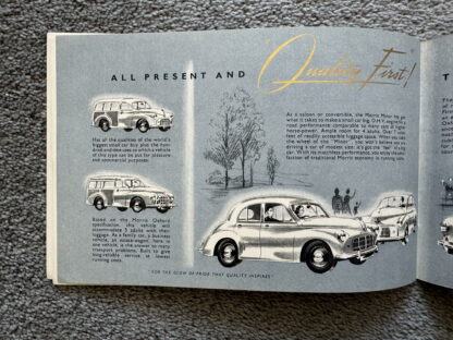 1952 Morris Minor, Oxford, Six, Traveller Brochure - Image 15
