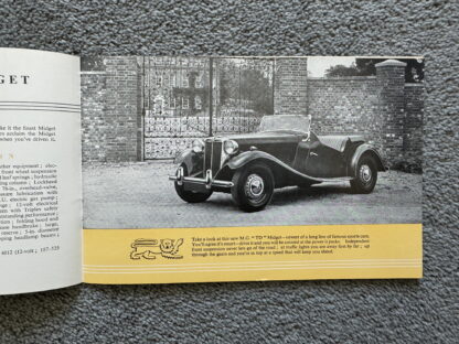 1951 Morris Minor, MG TD, Riley RM New York Motor Show Brochure - Image 6