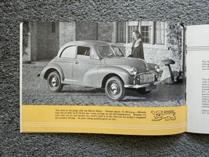 1951 Morris Minor, MG TD, Riley RM New York Motor Show Brochure - Image 11