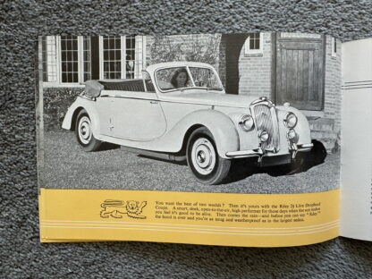 1951 Morris Minor, MG TD, Riley RM New York Motor Show Brochure - Image 15