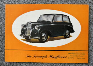 1952 Triumph Mayflower Brochure