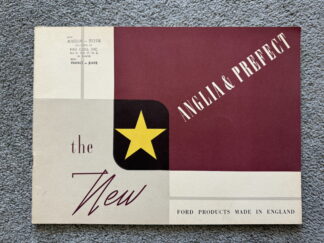 1953 Ford Anglia and Prefect Brochure