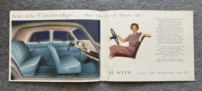 1954 Austin A40, A50 Cambridge Brochure - Image 2