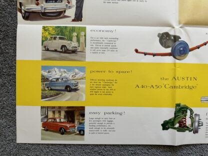 1954 Austin A40, A50 Cambridge Brochure - Image 5