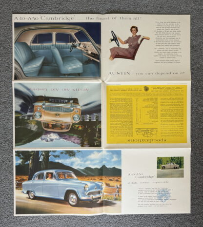 1954 Austin A40, A50 Cambridge Brochure - Image 11