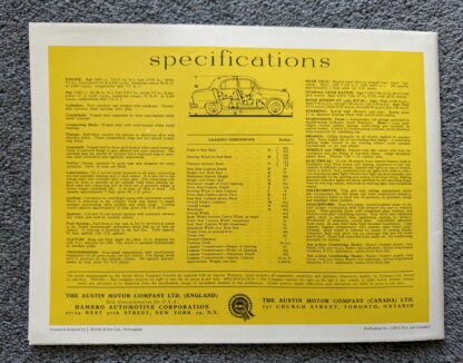1954 Austin A40, A50 Cambridge Brochure - Image 12