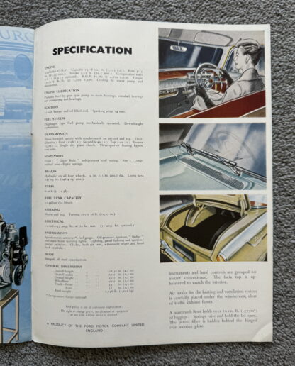 1956 Ford Zephyr Brochure - Image 7