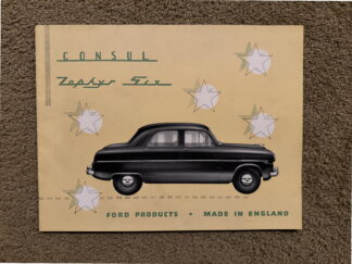 1953 Ford Zephyr Six, Consul Brochure