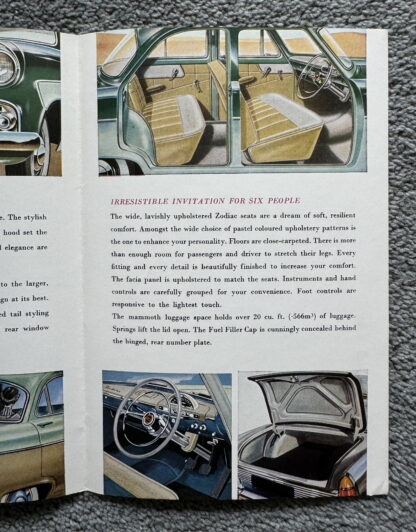 1956 Ford Zodiac Brochure - Image 3