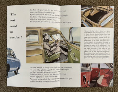1956 Ford Zephyr MK II Brochure - Image 2