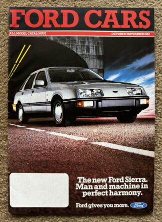 1982 Ford Range Brochure  Escort, Fiesta, Sierra, Capri, Granada