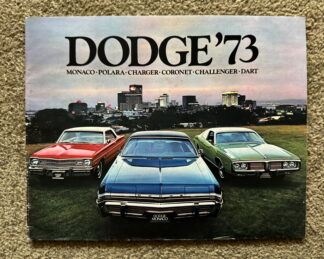 1973 Dodge Range Charger Challenger Coronet Dart Monaco Polara Brochure