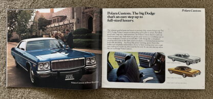 1973 Dodge Range Charger Challenger Coronet Dart Monaco Polara Brochure - Image 3