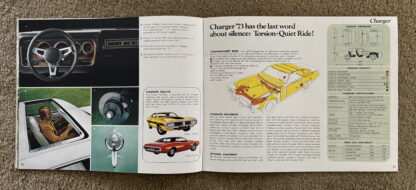 1973 Dodge Range Charger Challenger Coronet Dart Monaco Polara Brochure - Image 7