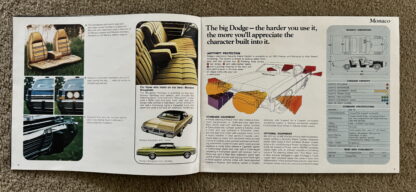 1973 Dodge Range Charger Challenger Coronet Dart Monaco Polara Brochure - Image 16