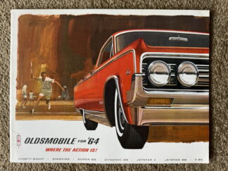 1964 Oldsmobile Sports Range Brochure 98, 88, Starfire, Jetstar, F-85