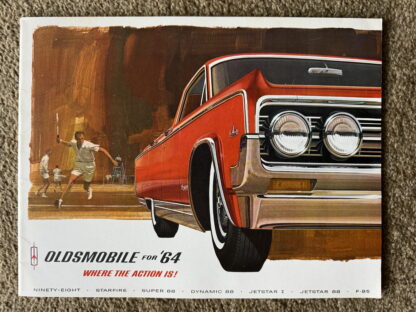 1964 Oldsmobile Sports Range Brochure 98, 88, Starfire, Jetstar, F-85