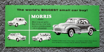 1958 Morris Minor 1000 Brochures - Image 4