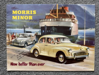 1957 Morris Minor 1000 and Traveller Brochure