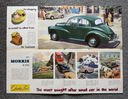 1957 Morris Minor 1000 and Traveller Brochure - Image 3