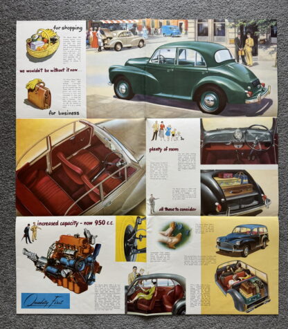 1957 Morris Minor 1000 and Traveller Brochure - Image 6