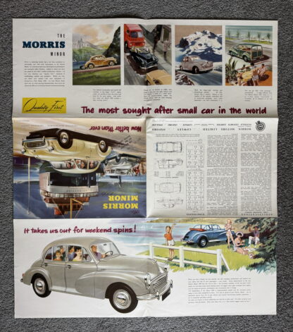 1957 Morris Minor 1000 and Traveller Brochure - Image 13