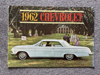 1962 Chevrolet Range Brochure Impala Bel Air Biscayne Corvette Corvair